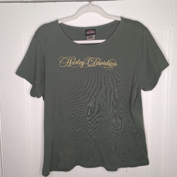 Baby Tee Harley Davidson Woman's Tshirt XL - Picture 1 of 5